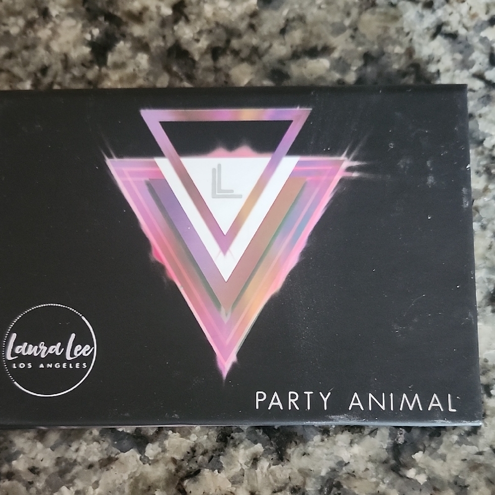 Laura Lee Los Angeles Party Animal Eyeshadow Palette NEON SHADES